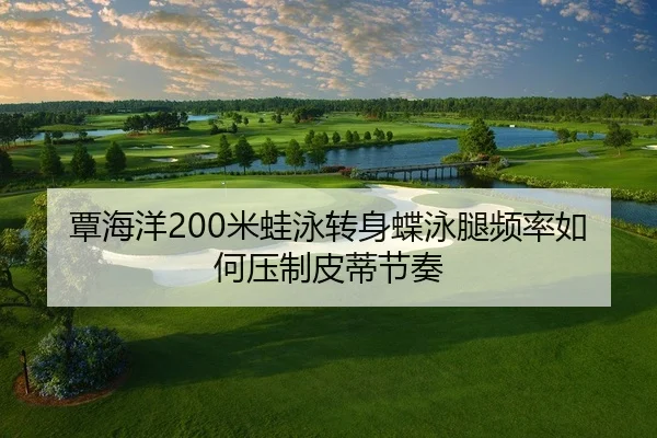 覃海洋200米蛙泳转身蝶泳腿频率如何压制皮蒂节奏